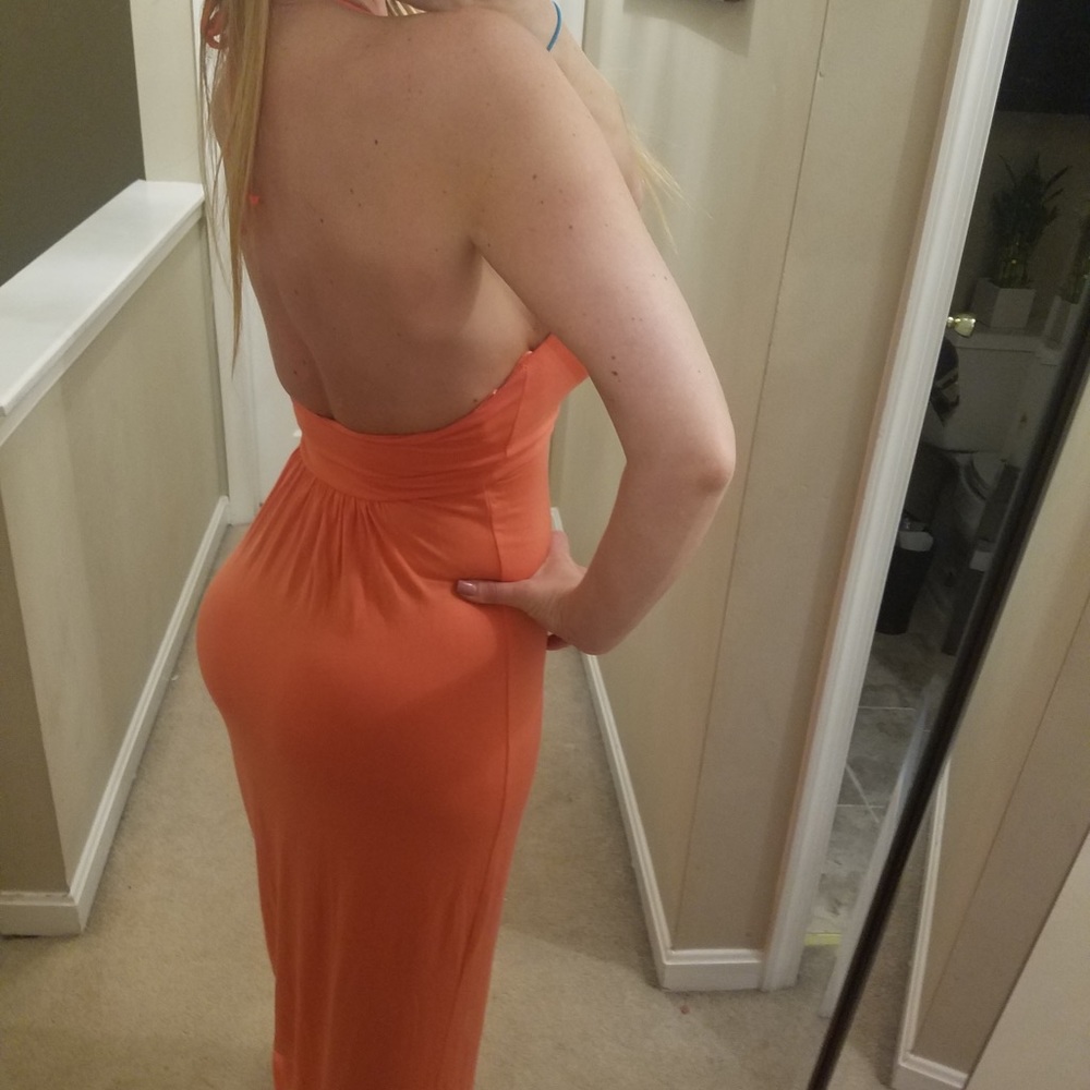Tart Maxi Dress orange XS - Picture 2 of 4